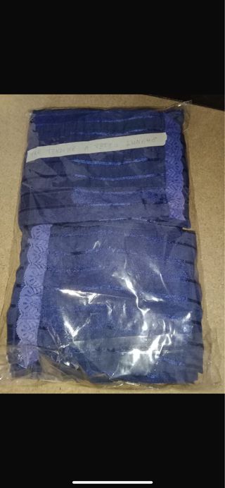 3 Tende a Vetro Lunghe Blu