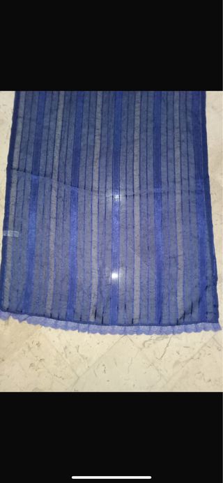 3 Tende a Vetro Lunghe Blu