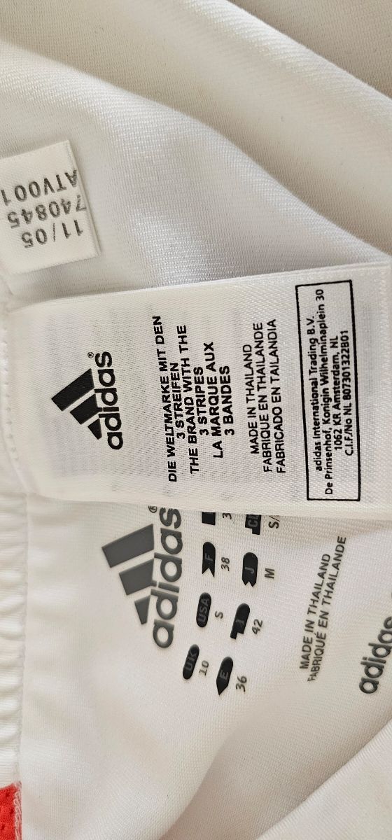 Falda pantalón deportiva Adidas blanca