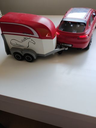 Coche Porsche Playmobil con remolque