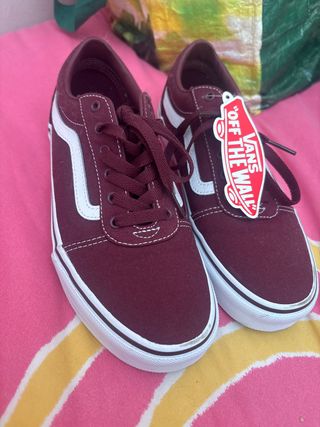 Bambas Vans Talla 37 Rojas