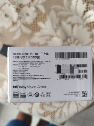 Xiaomi Redmi Note 14 Pro+ 512GB nuevo 