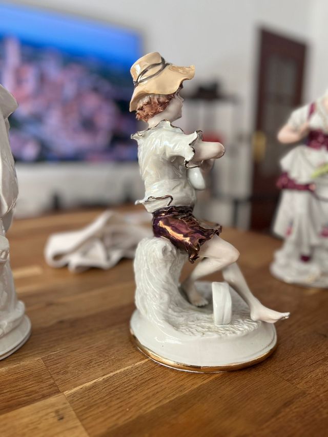 Figuras de porcelana coleccionables grandes