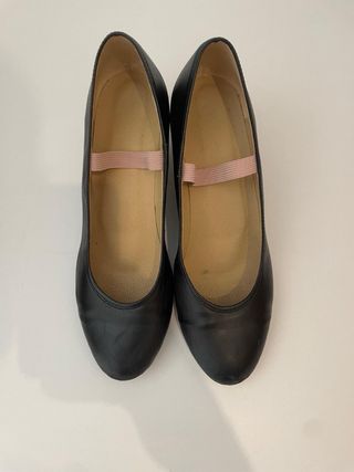 Zapatos Flamenco con Goma Negro