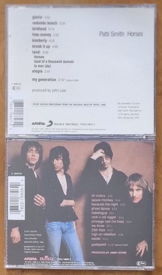 Patti Smith Horses & Easter 2CD