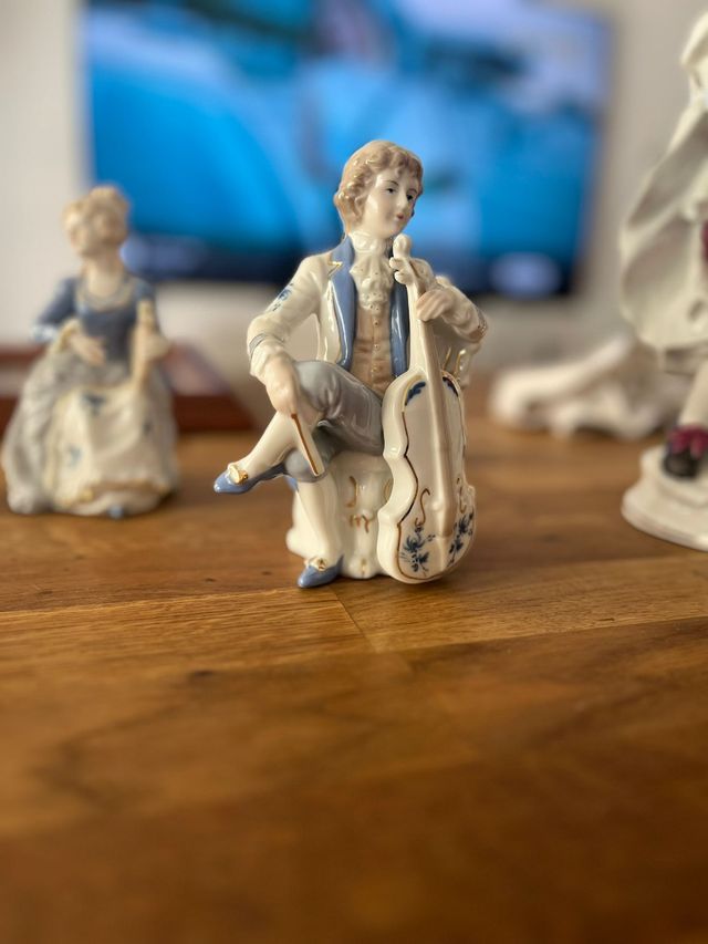 Figuras de porcelana músicos coleccionables
