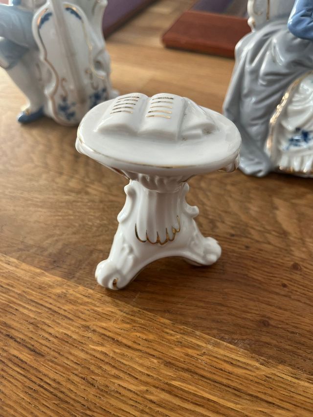 Figuras de porcelana músicos coleccionables