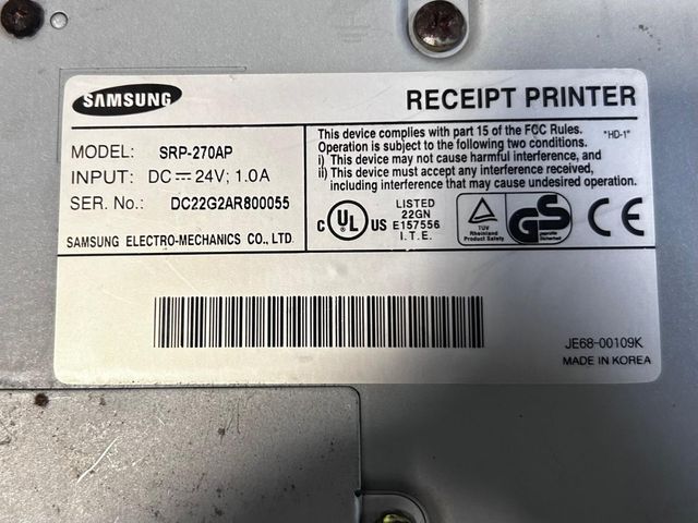 Impresora de tickets Samsung srp270ap