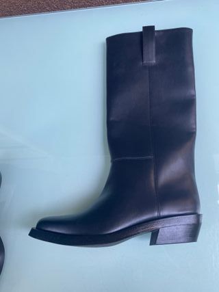Botas altas Pull&Bear negras