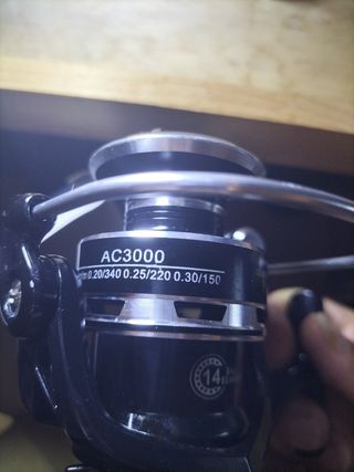Carrete de pesca AC3000 Spinning Reel