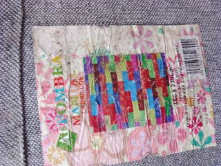 Alfombra multicolor de tela Acrílica