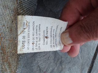 Alfombra multicolor de tela Acrílica