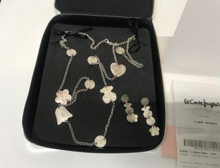 Conjunto Tous Plata Original nuevo caja y más 