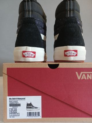 Vans Sk8-Hi MTE Impermeables Leopardo Negro T42