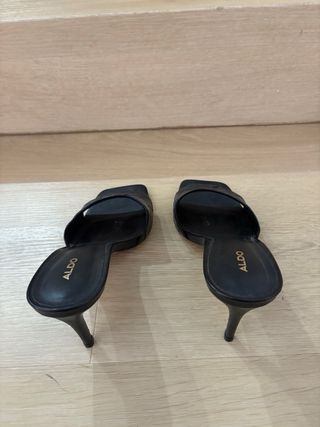 Sandalias tacón negras ALDO talla 37