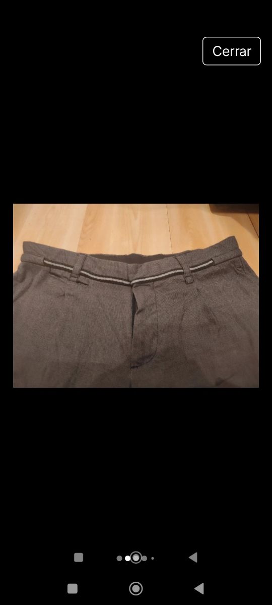 Pantalón Adolfo Domínguez Gris Talla U