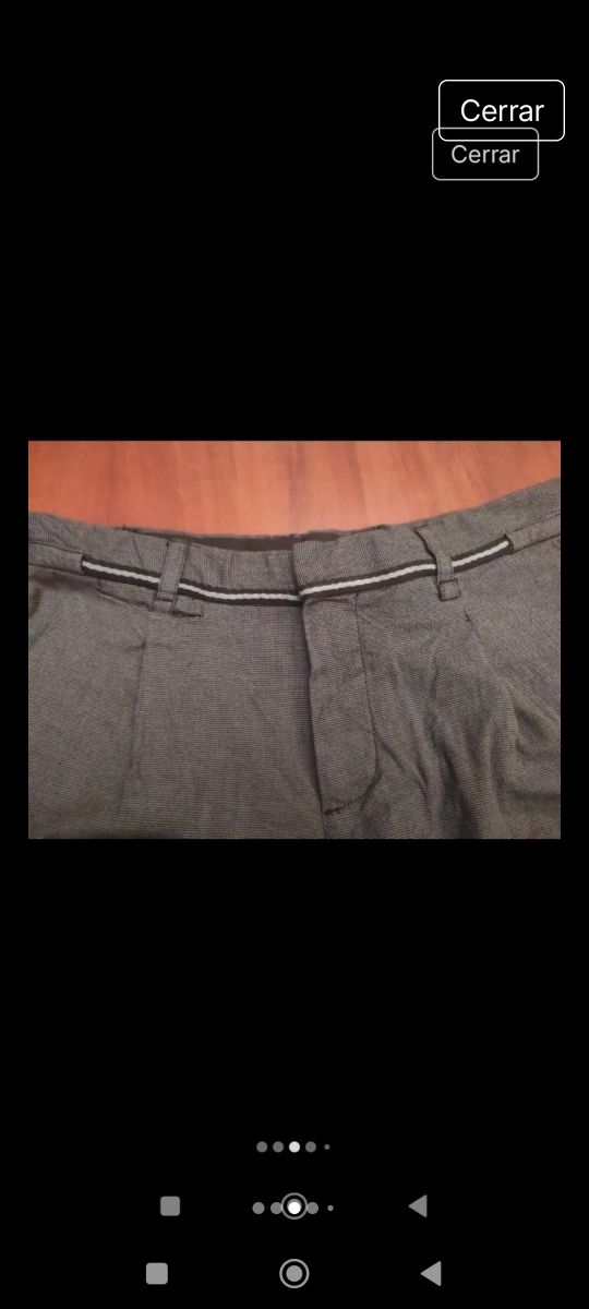 Pantalón Adolfo Domínguez Gris Talla U