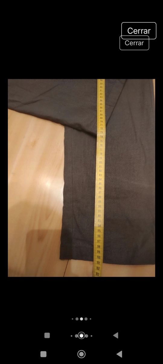 Pantalón Adolfo Domínguez Gris Talla U