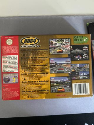 Ridge Racer 64 Nintendo 64 PAL España.