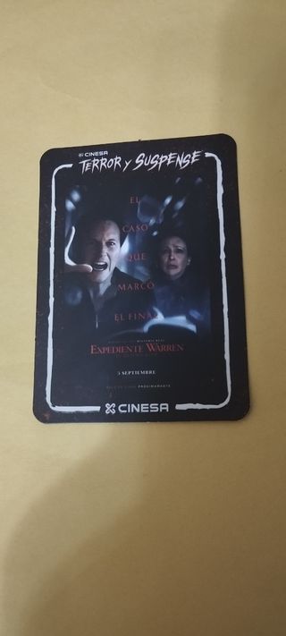 Expediente Warren Flyers Cinesa Terror y Suspense