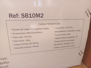 Patinete Eléctrico SB10M2 con Silla/Homer board 