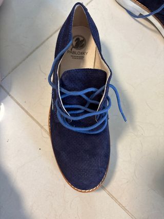 Zapatos de vestir Pablosky niño azul
