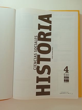CIENCIAS SOCIALES HISTORIA 4 ESO SM