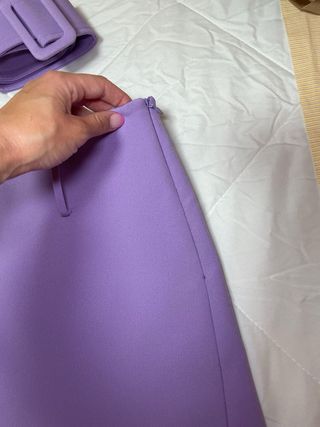 Gonna pantaloncino lilla Zara