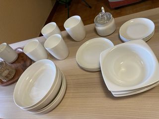 Vajilla porcelana desayuno x4 EL CORTE INGLÉS 