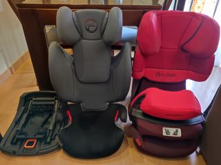 Sillas Coche Cybex Pallas y Solution S-Fix