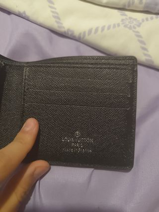 Cartera Louis Vuitton Negra Damier Graphite