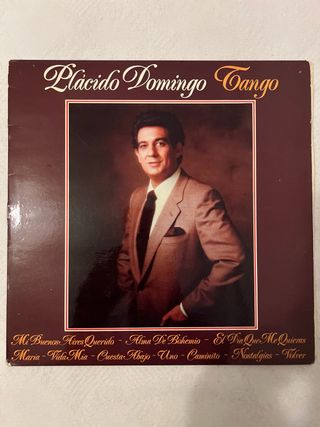 Disco de vinilo Plácido Domingo Tango LP