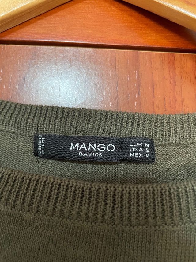 Jersey Verde Oliva Talla M de Mango