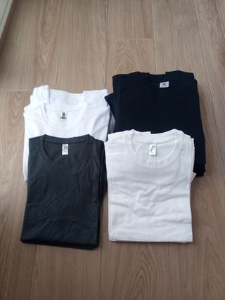 Camisetas L  algodón 
