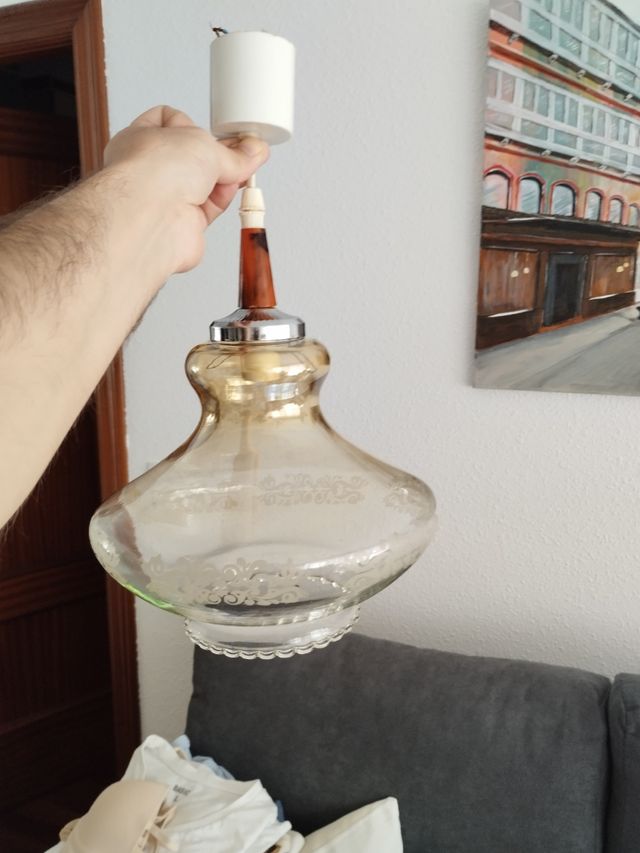 Lámpara colgante vintage años 70