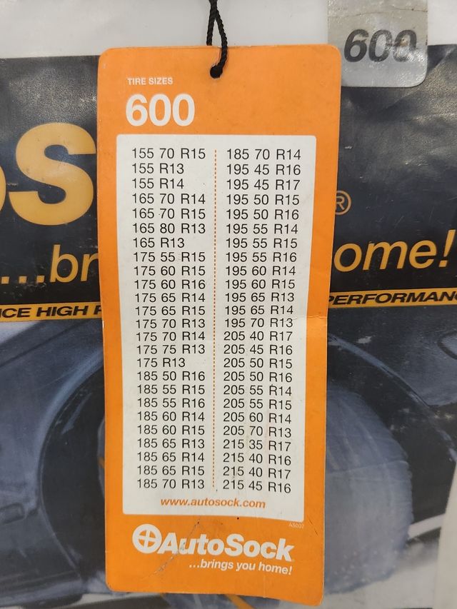 Cadenas para nieve AutoSock 600.