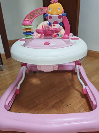 Andador para bebé Taca Taca rosa