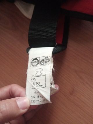 Mochila Porta Bebés Chicco Roja