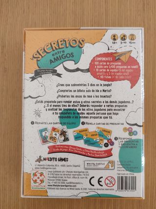 Secretos entre amigos - Juego de mesa