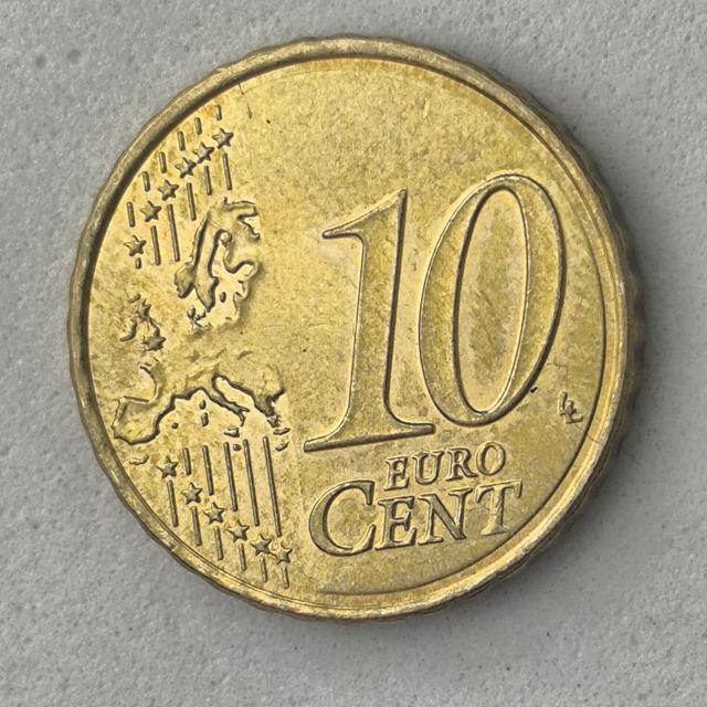 10-04074-España 10 cent € -  2023 - cuño roto bahi