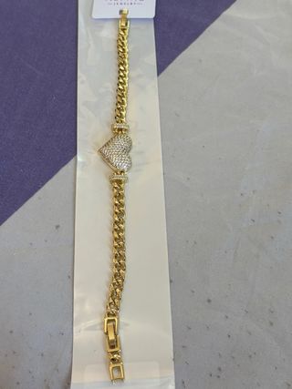 Pulsera Corazón Brillante