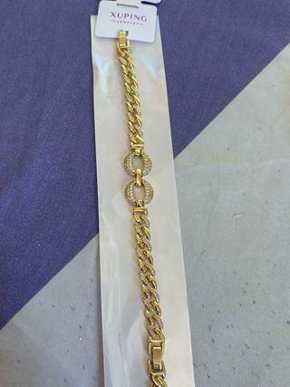 Pulsera Xuping Dorada con Circonitas