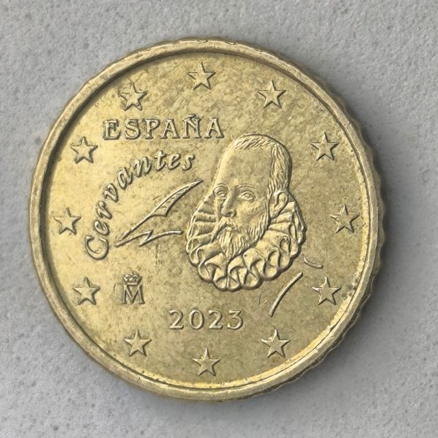 10-04076-España 10 cent € -  2023- cuño roto en ce