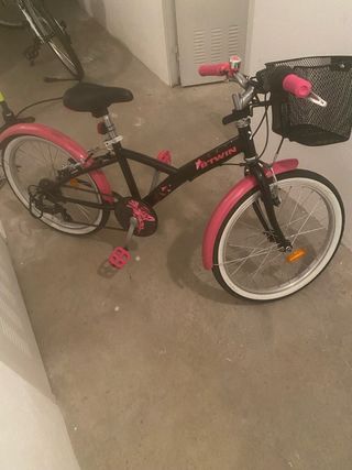 Bicicleta infantil B'TWIN rosa