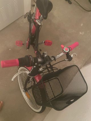 Bicicleta infantil B'TWIN rosa