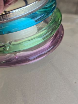 Lampadario Murano + Lampada Parete Vetro Metallo