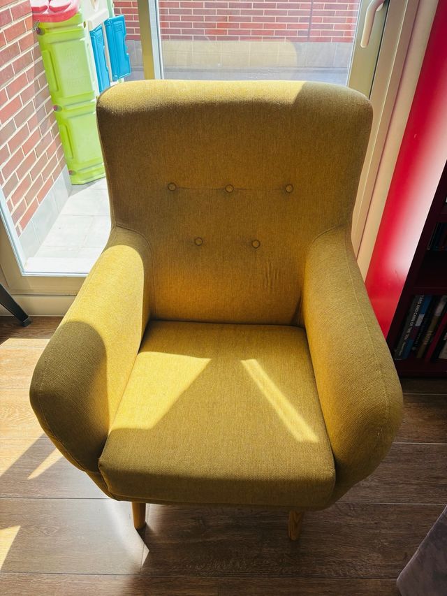 Butaca mostaza Orsay Kenay Home