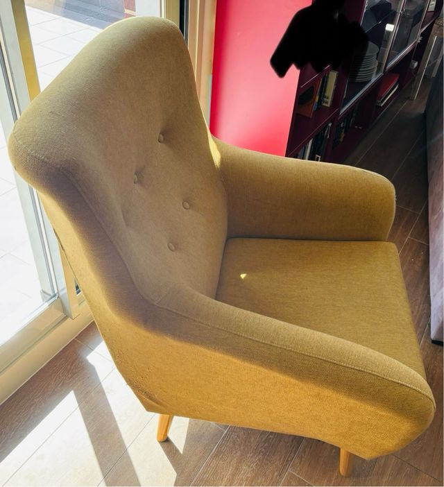 Butaca mostaza Orsay Kenay Home