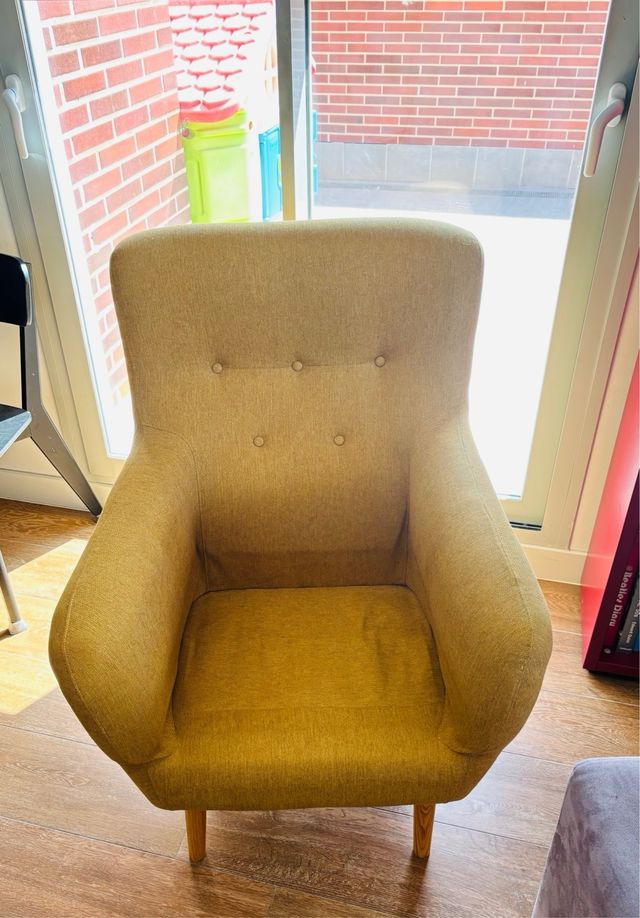 Butaca mostaza Orsay Kenay Home