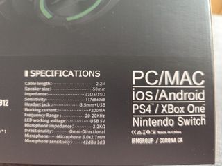 Auriculares Gaming Monster Energy